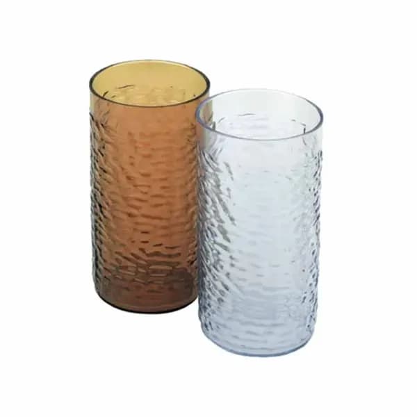 Thunder Group PLPTB016C Clear 16 oz. Plastic Tumbler Glass | Case of 12
