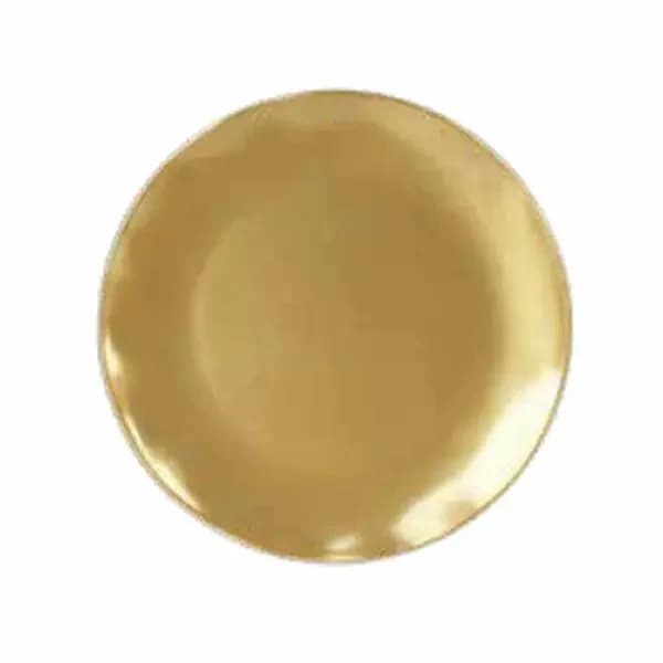 Thunder Group RF1010G Gold Pearl 10-1/2" Melamine Plate | Case of 6
