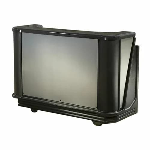 Cambro BAR730DS770 Cambar Chicago Portable Bar 7-Bottle Speed Rail Portable Bar 77-5/8"W X 28-1/2"D X 47-1/2"H