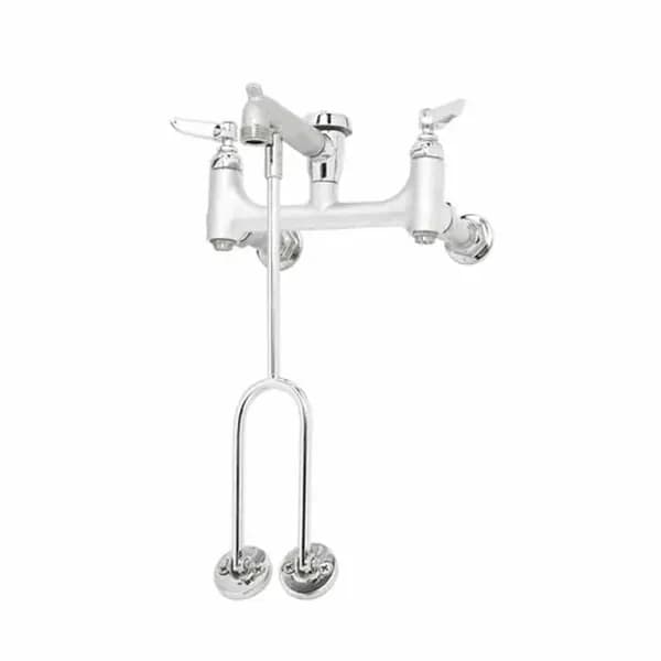T&S Brass B-0655-BSTR T&S 8" Wall Mount Service Sink Faucet