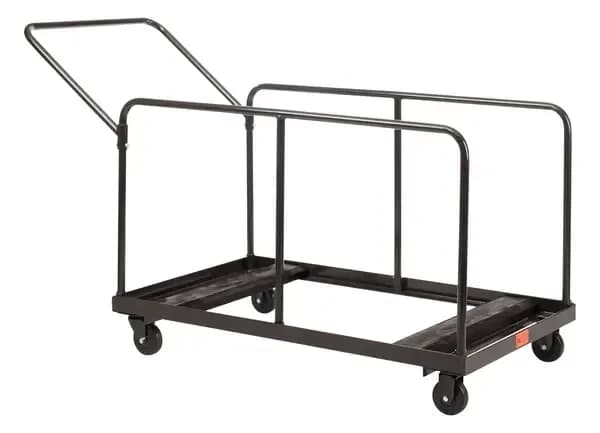 National Public Seating DYMU Folding Table Dolly - Vertical Storage - Round & Rectangular Tables — view 4