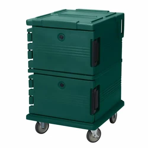 Cambro UPC1200519 Ultra Cam Cart Insulated Green Front Loader Food Carrier