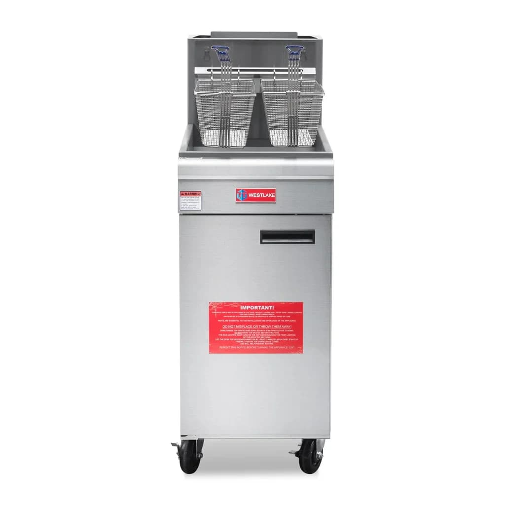 Horevo Global GF90 Westlake Deep Fryer 15.5" 90,000 Btu 40 lb Oil Capacity