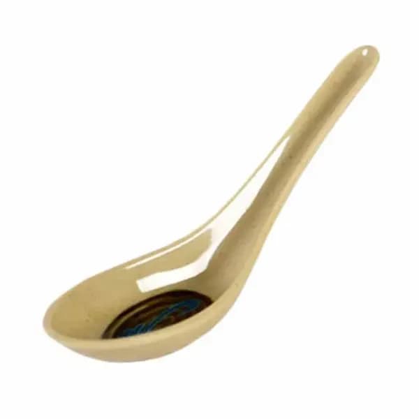 Thunder Group 7003J Wei 3/4 oz. Melamine Wonton Soup Spoon | Case of 60