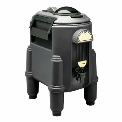 Cambro Camserver CSR3110 3 Gallon Black Beverage Dispenser