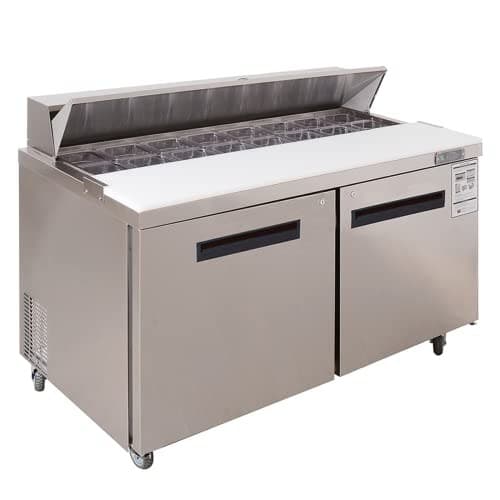 Horevo Global WKSR-60B Westlake Salad Prep Table Refrigerator 2 Door 33-40°F