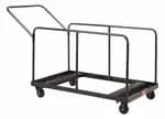 National Public Seating DYMU Folding Table Dolly - Vertical Storage - Round & Rectangular Tables — view 9