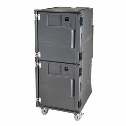 Cambro PCUCHSP615 Pro Cart Ultra Charcoal Gray Hot/Cold Cart