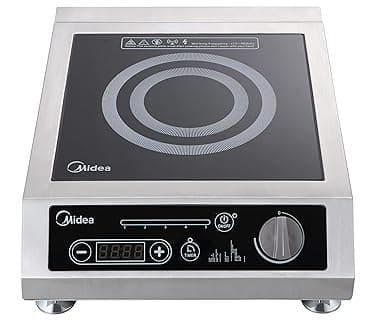 Horevo Global MIC1800F Midea- 1800 Watts Single Commercial Induction Cooker (MIC1800F)