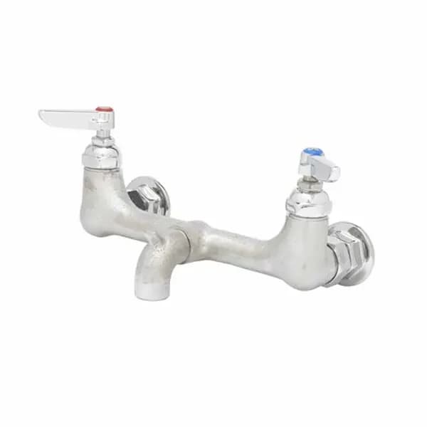T&S Brass B-0672-RGH T&S 8" Wall Mount Service Sink Faucet