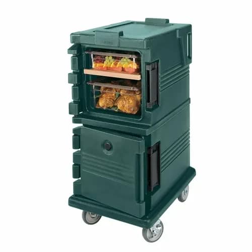 Cambro UPC600192 Ultra Cam Cart Insulated Granite Green Front Loader Food Carrier