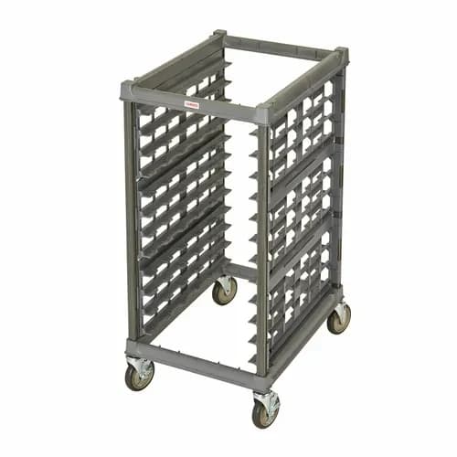 Cambro UPR1826HP12580 Camshelving 12-Full Size Brushed Graphite Sheet Pan Rack 25-7/16"W X 33-7/8"L X 48"H