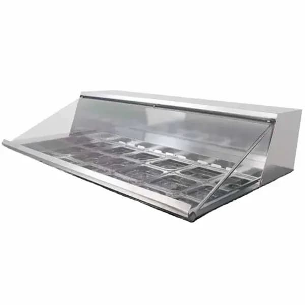 Turbo Air CL-72-30 Clear Lids (2) for Mega Top Sandwich Prep Tables 72-5/8"W