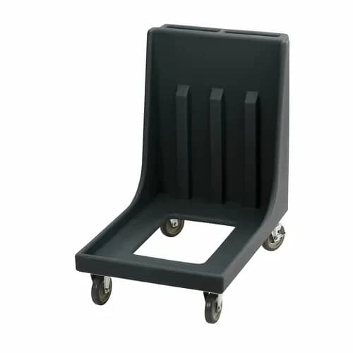 Cambro CD1826MTC110 Camdolly Open Frame Black Food Carrier Dolly With Handle