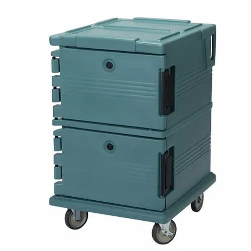 Cambro UPC1200401 Ultra Cam Cart Insulated Slate Blue Front Loader Food Carrier
