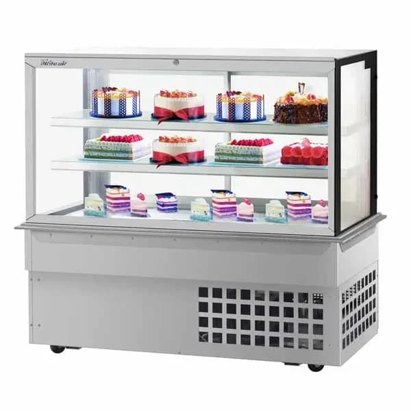 Turbo Air TBP60-54FDN-W Three-Tier Refrigerated Drop In Bakery Display Case 60-5/8"W