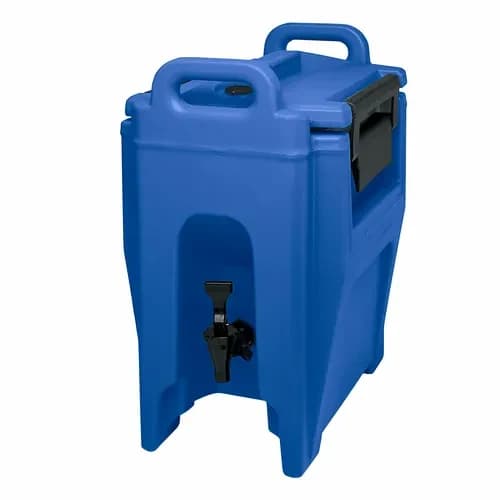 Cambro UC250186 Camtainer 2-3/4 Gallon Insulated Navy Blue Beverage Dispenser