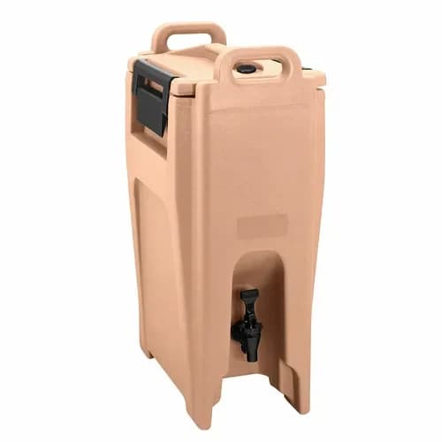 Cambro UC500157 Camtainer 5-1/4 Gallon Insulated Coffee Beige Beverage Dispenser
