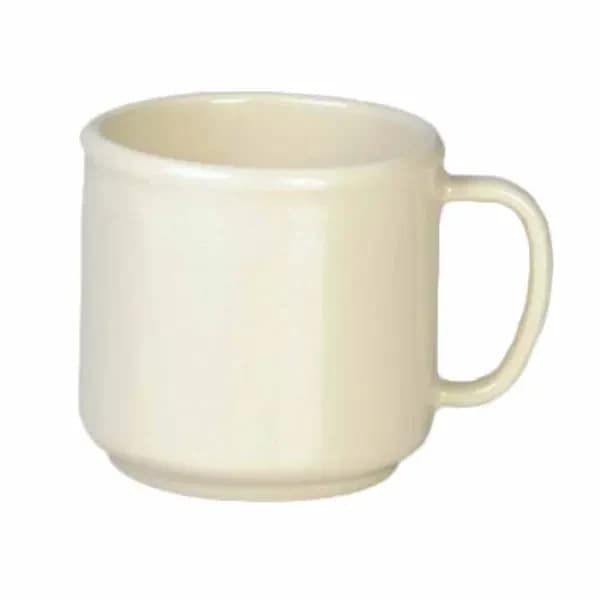 Thunder Group CR9035V Ivory 10 oz. Melamine Mug/Cup | Case of 12
