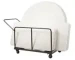 National Public Seating DYMU Folding Table Dolly - Vertical Storage - Round & Rectangular Tables — view 10
