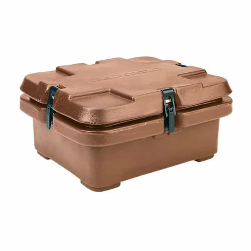 Cambro 240MPC157 Camcarrier Coffee Beige Top Loader 4" Deep