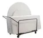 National Public Seating DYMU Folding Table Dolly - Vertical Storage - Round & Rectangular Tables — view 8