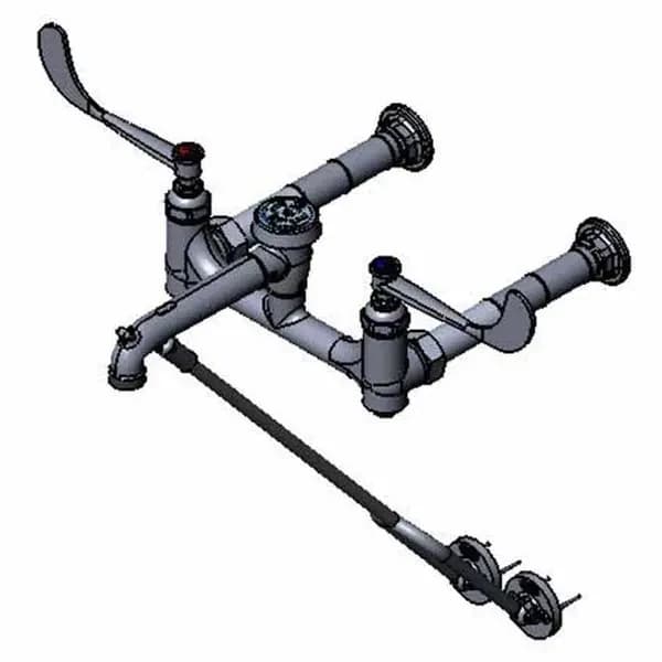 T&S Brass B-0363 T&S 8" Wall Mount Service Sink Faucet