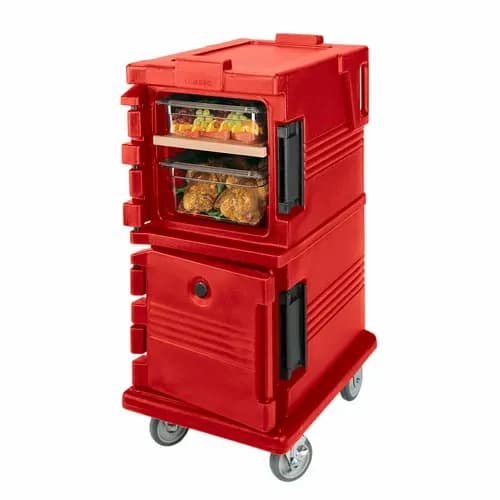 Cambro UPC600158 Ultra Cam Cart Insulated Hot Red Front Loader Food Carrier