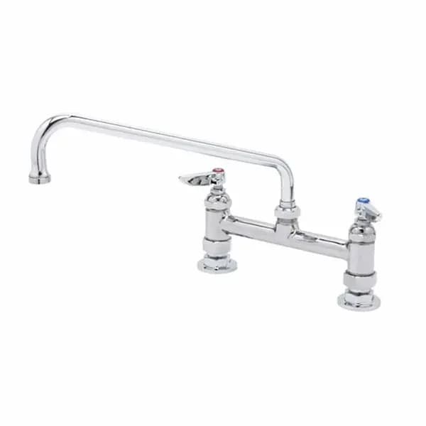 T&S Brass B-2280-CR T&S 8" Double Pantry Faucet