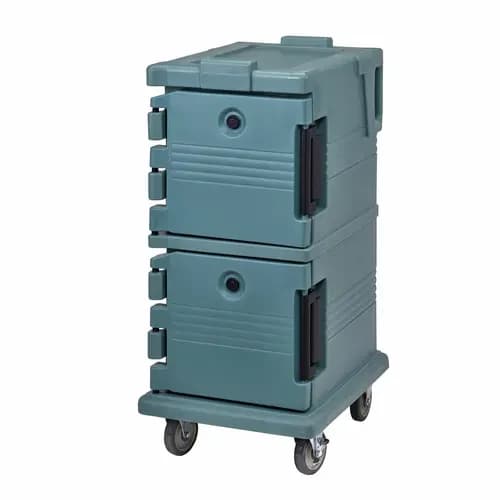 Cambro UPC600401 Ultra Cam Cart Insulated Slate Blue Front Loader Food Carrier