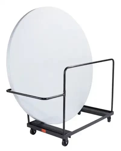 National Public Seating DY-71R Folding Table Dolly - Vertical Storage - 71"R Table — view 5