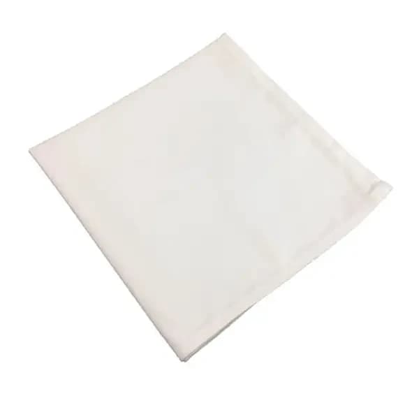 Monarch P-NAP-W-SPUN 20" x 20" White Hemmed Napkin | Pack of 25