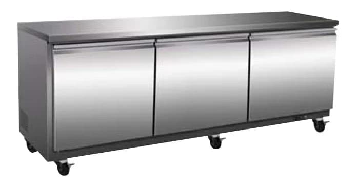 Horevo Global UCF-72-HC-T Serv-Ware Under-Counter Freezer 71.5", 18 cu.ft.