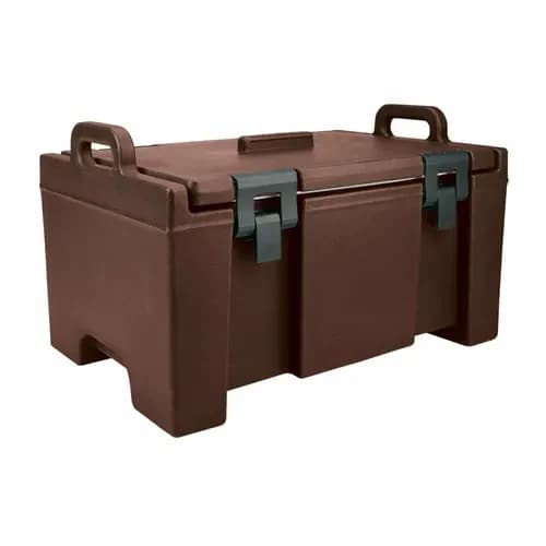 Cambro UPC100131 Ultra Pan Carrier Dark Brown Top Loader 8" Deep