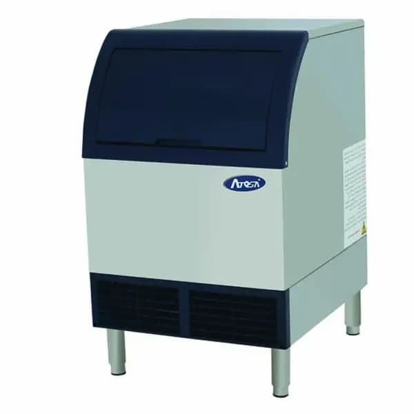 Atosa YR140-AP-161 142 lb. Undercounter Half Dice Air Cooled Ice Machine with 88 lb. Bin 23-5/8"W