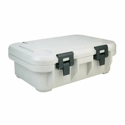 Cambro UPCS140480 S-Series Ultra Pan Carrier Speckled Gray Top Loader 4" Deep