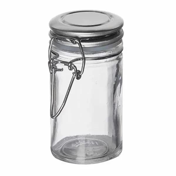 Tablecraft 10106 2 oz. Spice Jar with Stainless Steel Top | Case of 6
