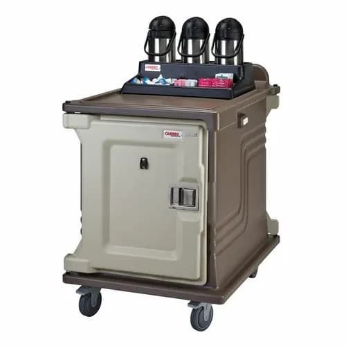 Cambro MDC1520S10D194 Granite Sand Meal Delivery Cart