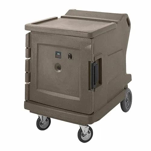 Cambro CMBHC1826LC194 Camtherm Granite Sand Hot/Cold Cart