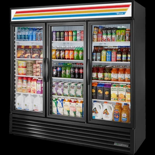 True TSL01 GDM-72-HC Glass Door Merchandiser, 72 cu.ft.