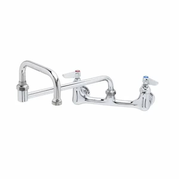 T&S Brass B-0266-CR-SC T&S 8" Double Pantry Mixing Faucet
