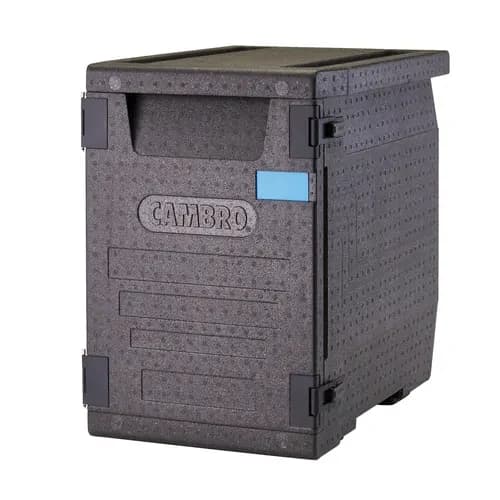 Cambro EPP400110 Gobox Black Front Loader 4" Deep