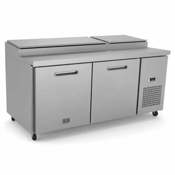 Kelvinator KCHPT72.9 2-Door Pizza Prep Table 70-3/4"W
