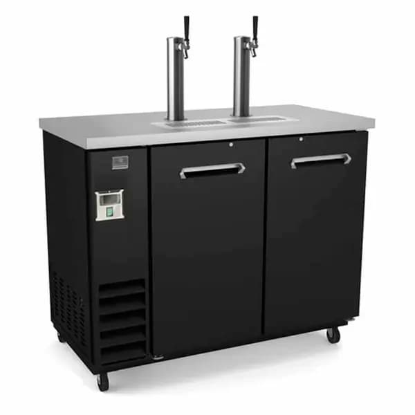 Kelvinator KCHBBD2D2T 2-Keg Direct Draw Beer Dispenser 49"W