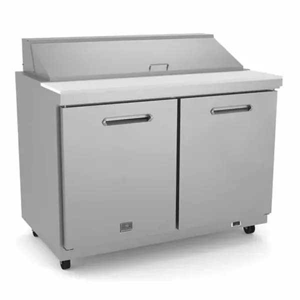 Kelvinator KCHST48.12 12-Pan 2-Door Sandwich Prep Table 48-1/4"W