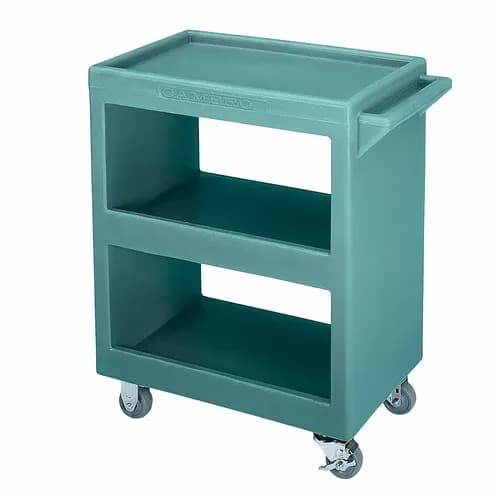 Cambro BC2254S401 3-Shelf 350 Lb. Capacity Slate Blue Utility Bus Cart