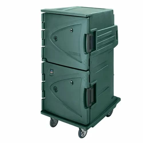 Cambro CMBH1826TBF192 Camtherm Granite Green Hot Cart
