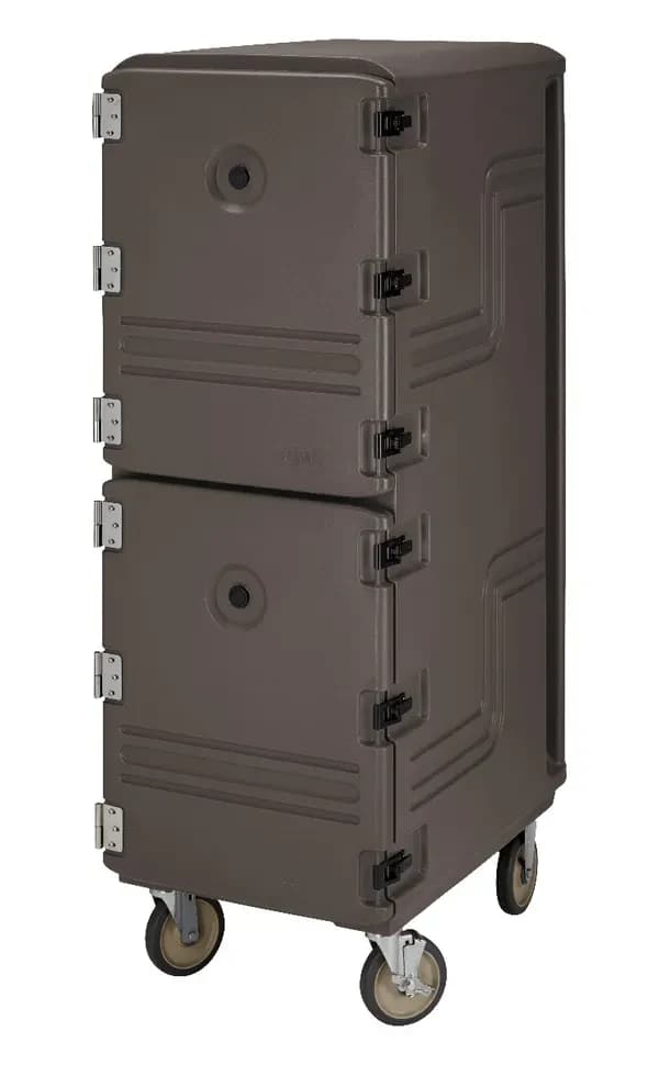 Cambro 1826DBCSP131 Camcart Insulated Dark Brown Front Loader Food Carrier