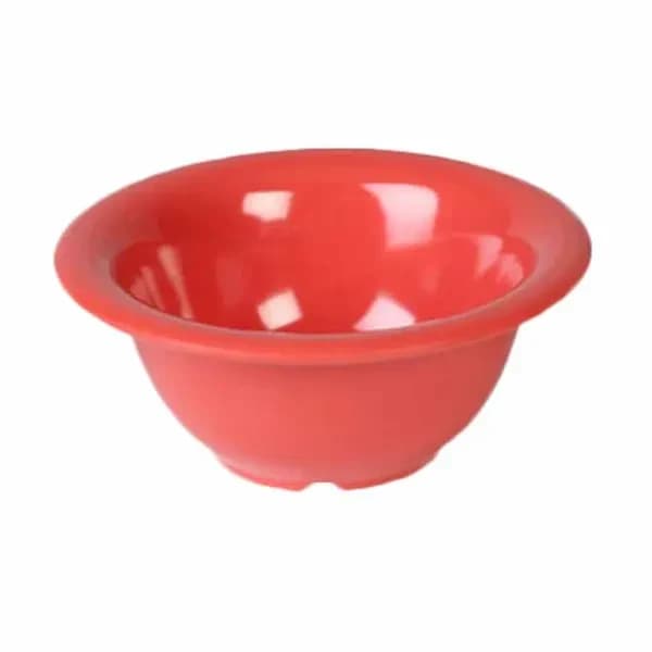 Thunder Group CR5510RD Orange 10 oz. Melamine Soup Bowl | Case of 12