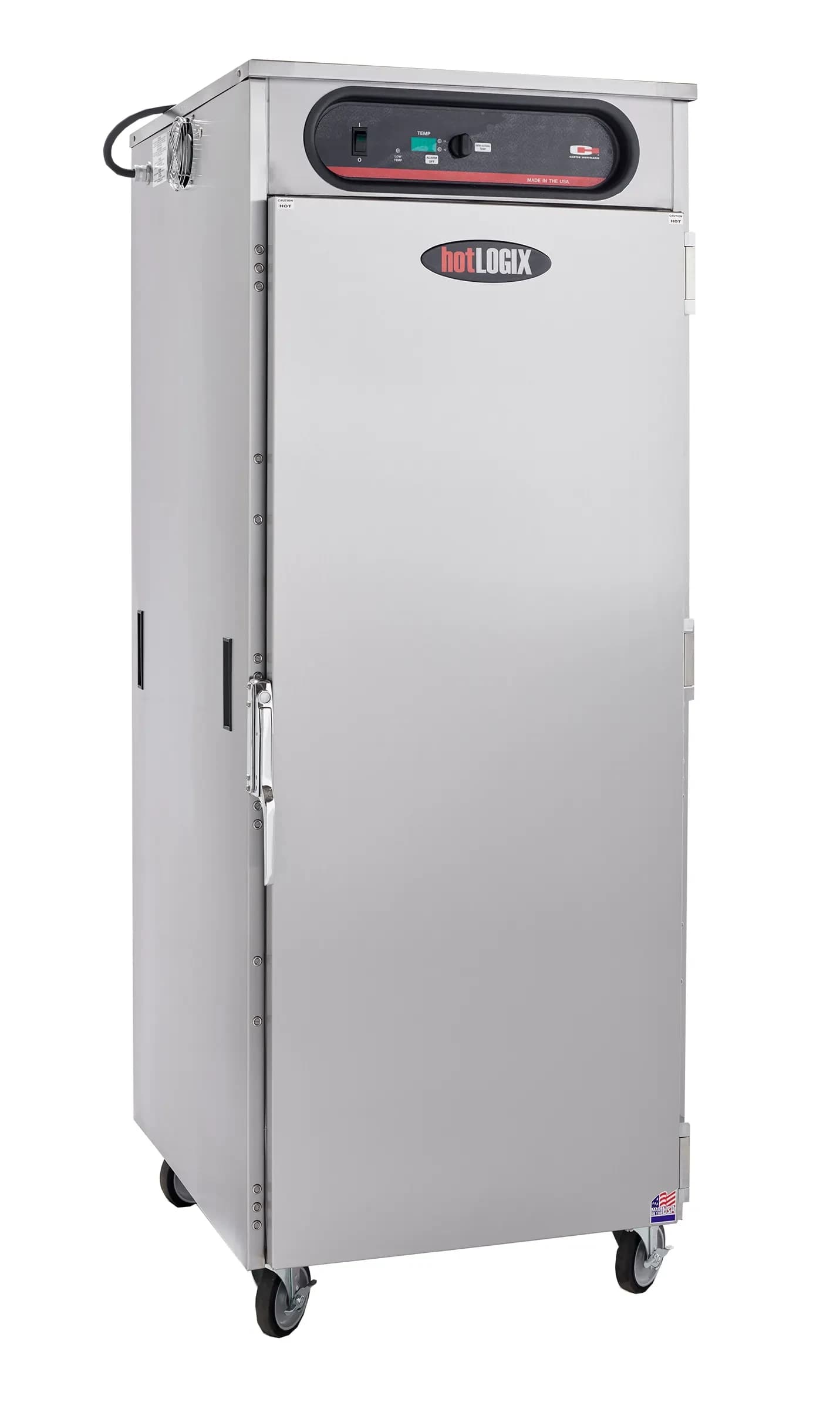 Carter-Hoffmann HL8-18 ® hotLOGIX® Series Freestanding Heated Holding Cabinet Max (8) 12" x 20", 18" x 26" Trays Standard Style — 120V, 1PH